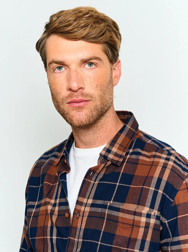 CAMISA HOMBRE REGATTA ALGODÓN MANGA LARGA FRANELA - 3