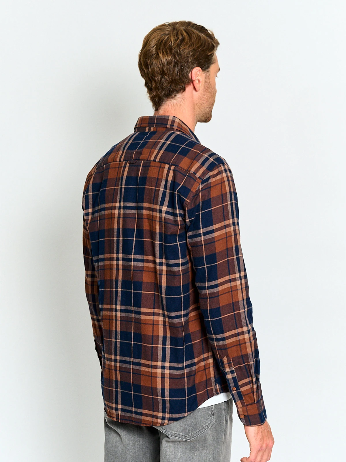 CAMISA HOMBRE REGATTA ALGODÓN MANGA LARGA FRANELA - 2