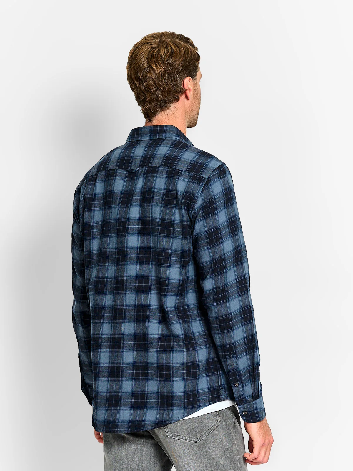 CAMISA HOMBRE REGATTA ALGODÓN MANGA LARGA FRANELA - 2