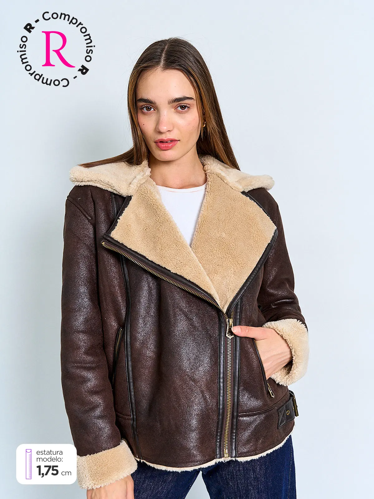 CHAQUETA MUJER INDEX LARGA BONDEADA - 1