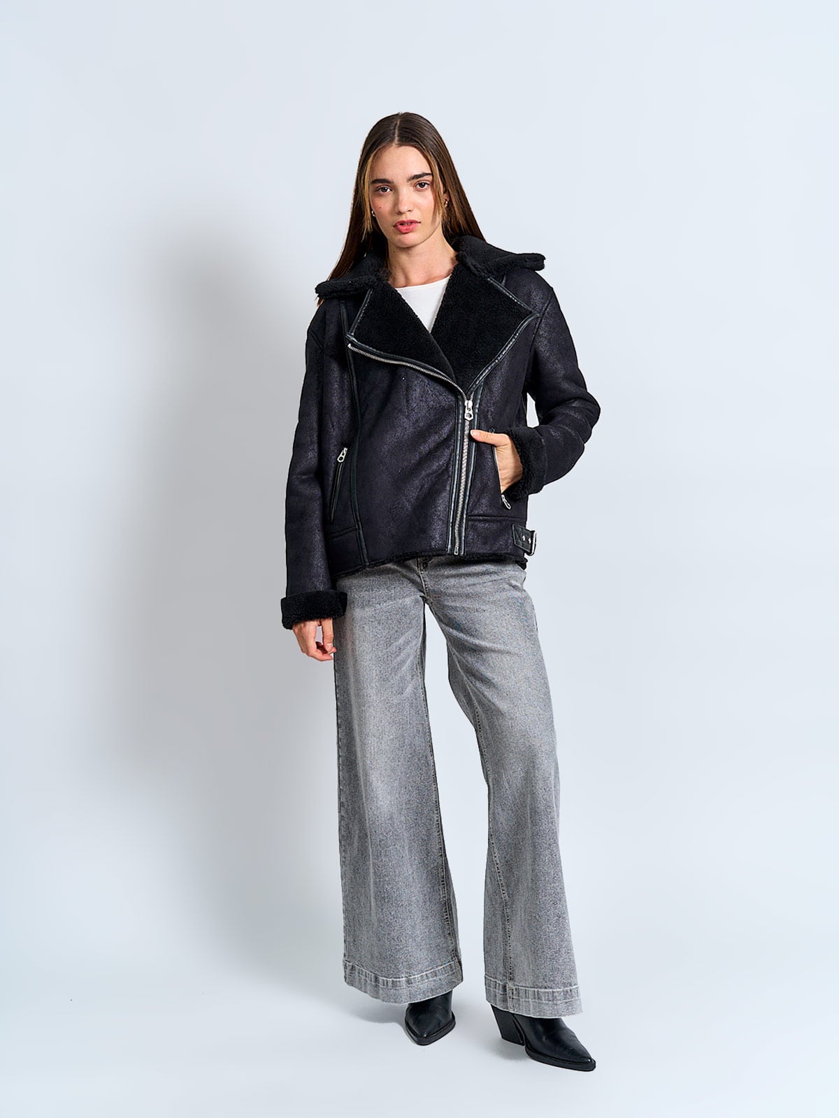 CHAQUETA MUJER INDEX LARGA BONDEADA - 4