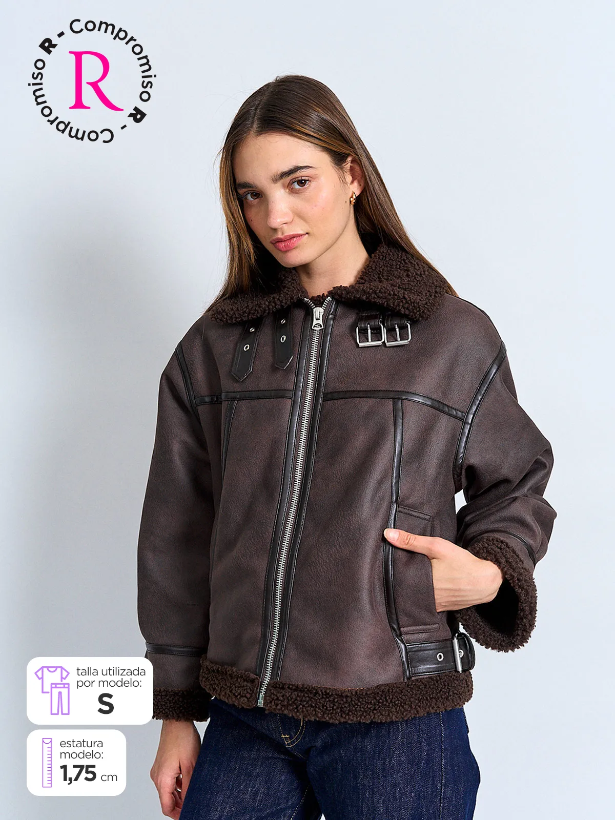 CHAQUETA MUJER INDEX CORTA BONDEADA - 1