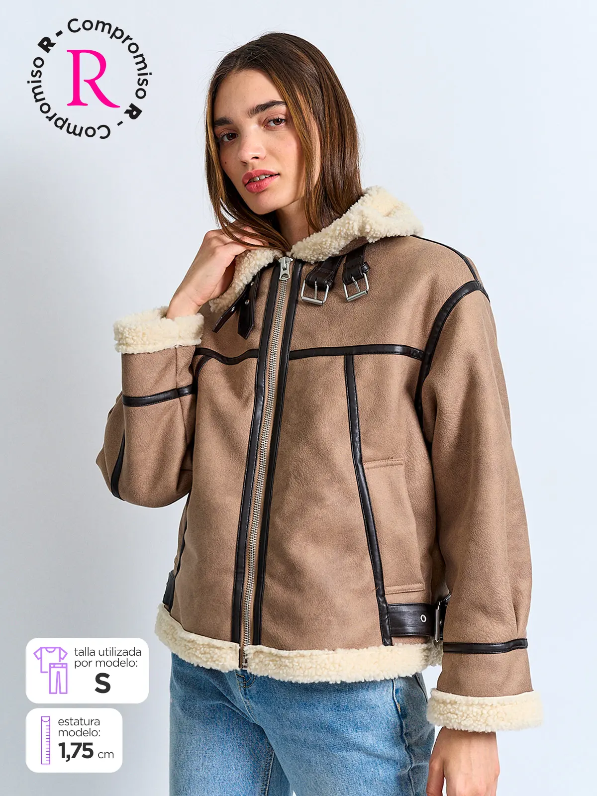 CHAQUETA MUJER INDEX CORTA BONDEADA