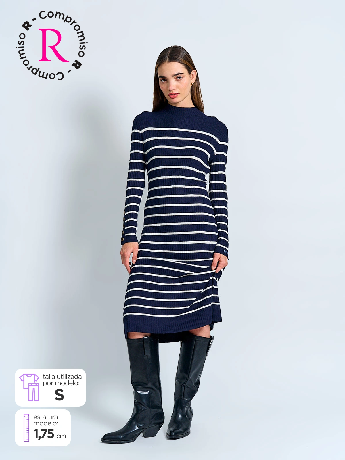 VESTIDO MUJER PEPE JEANS TEJIDO - 1