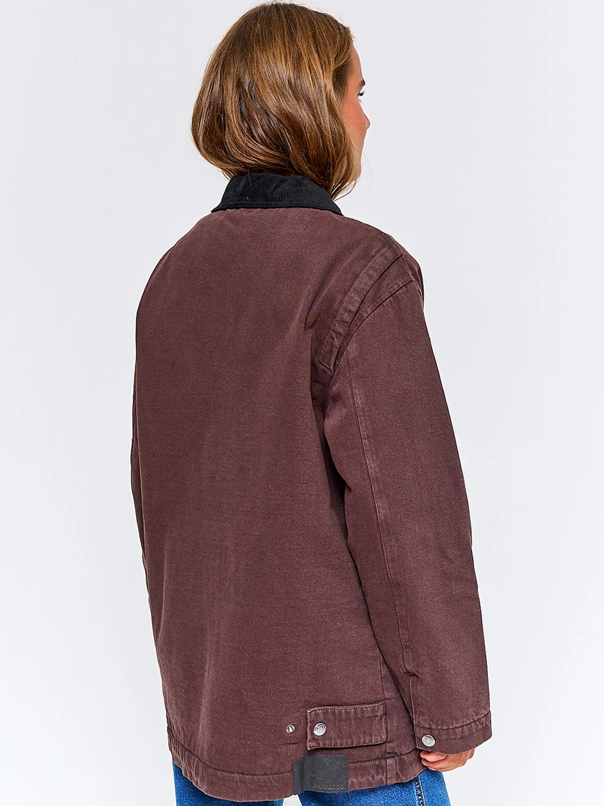 CHAQUETA MUJER BARBADOS ALGODÓN CUELLO COTELÉ - 2