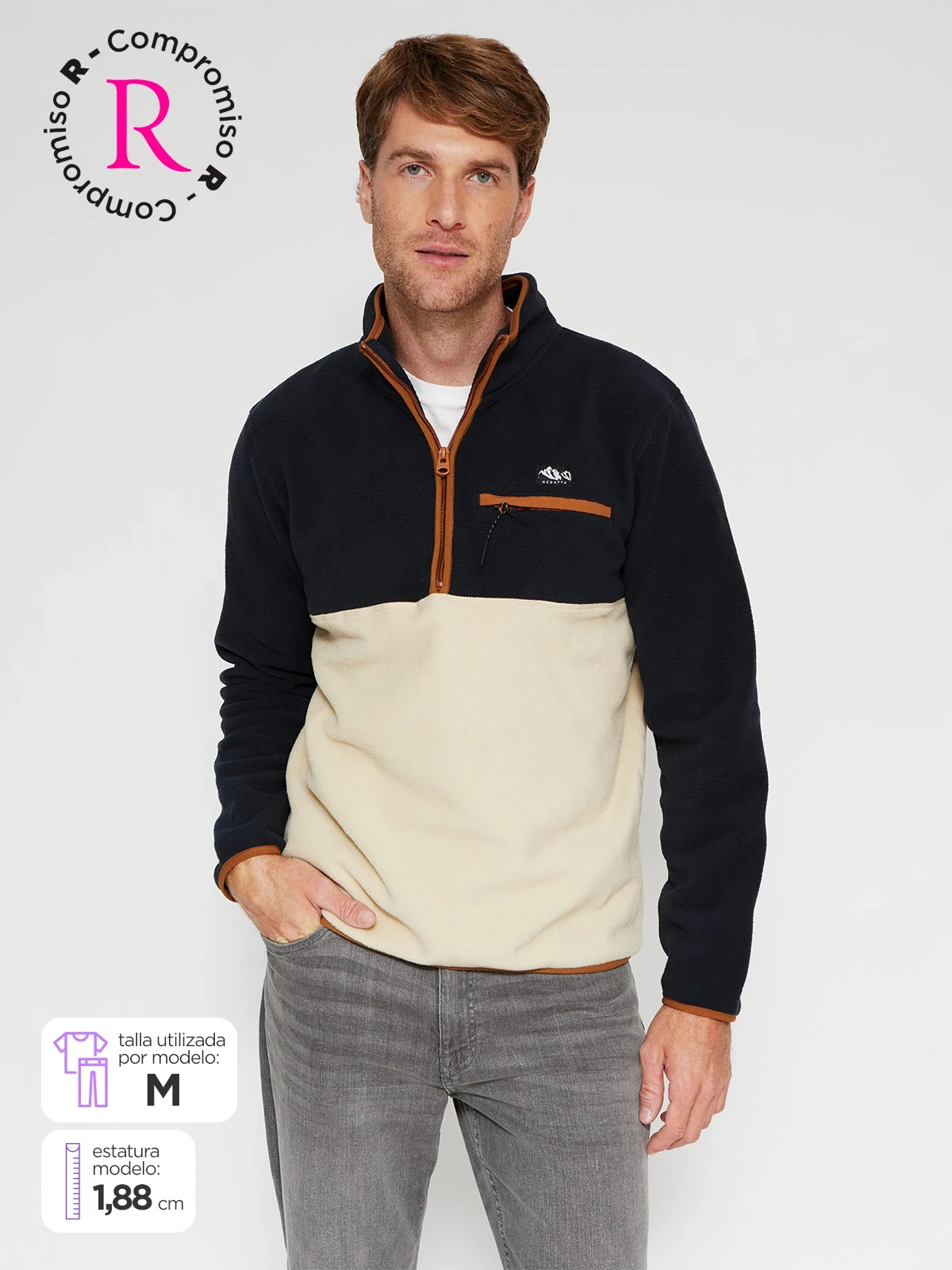 POLAR HOMBRE REGATTA HALF ZIPPER - 1