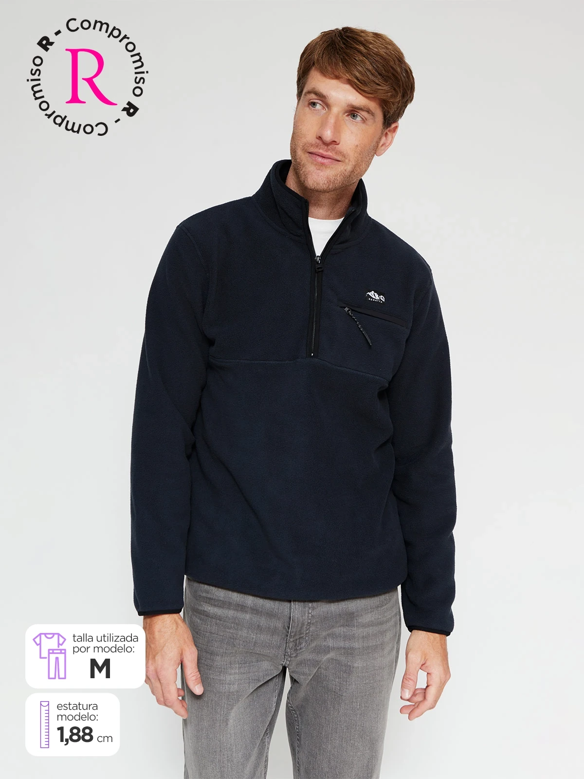 POLAR HOMBRE REGATTA HALF ZIPPER - 1