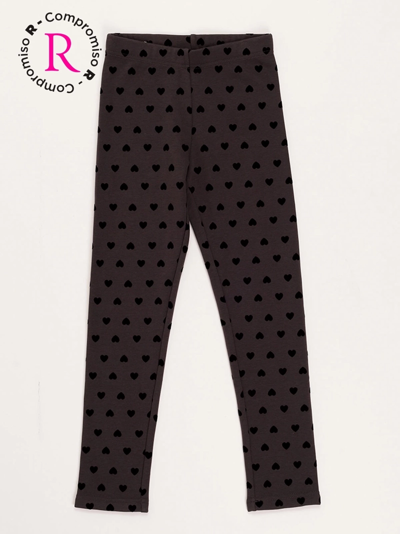 CALZA NIÑA HARVEST ESTAMPADA POLAR INTERIOR