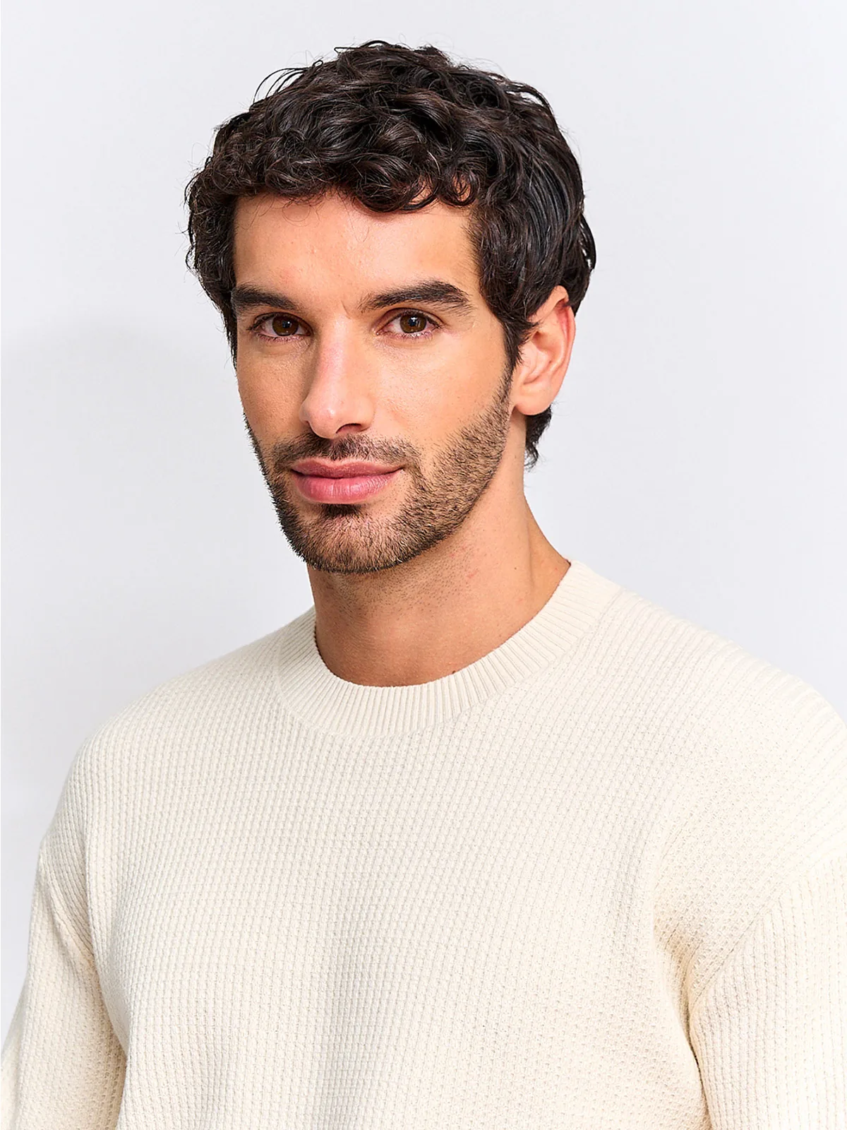 SWEATER HOMBRE INDEX ALGODÓN CUELLO REDONDO - 3