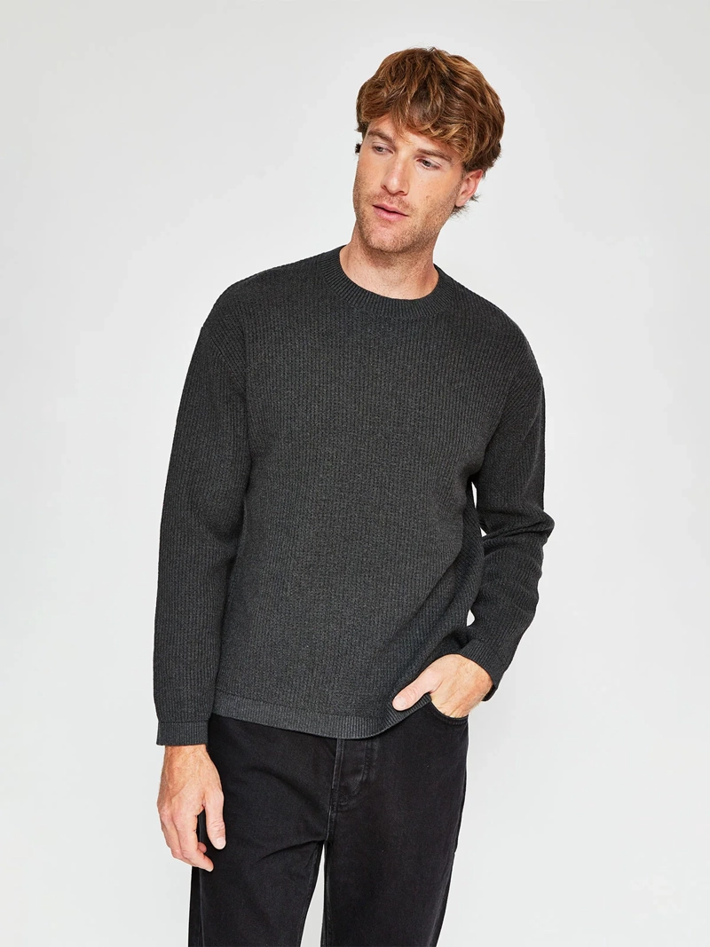 SWEATER HOMBRE INDEX ALGODÓN CUELLO REDONDO