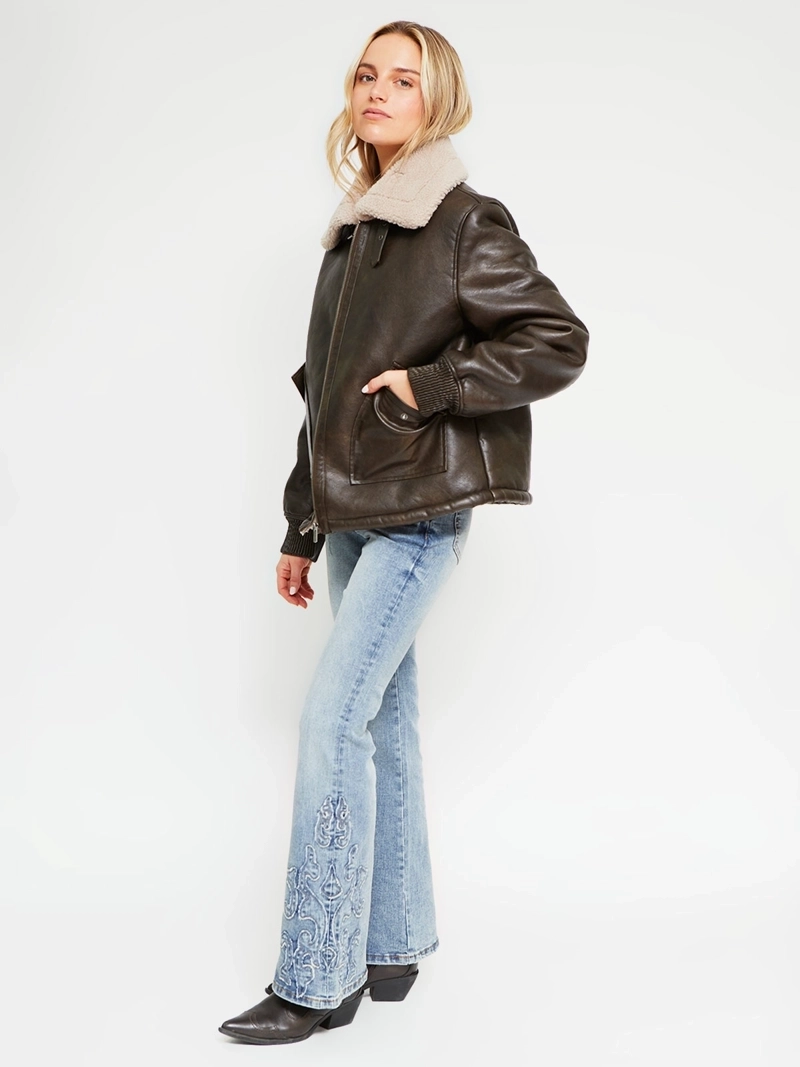 CHAQUETA MUJER PEPE JEANS BONDED - 5