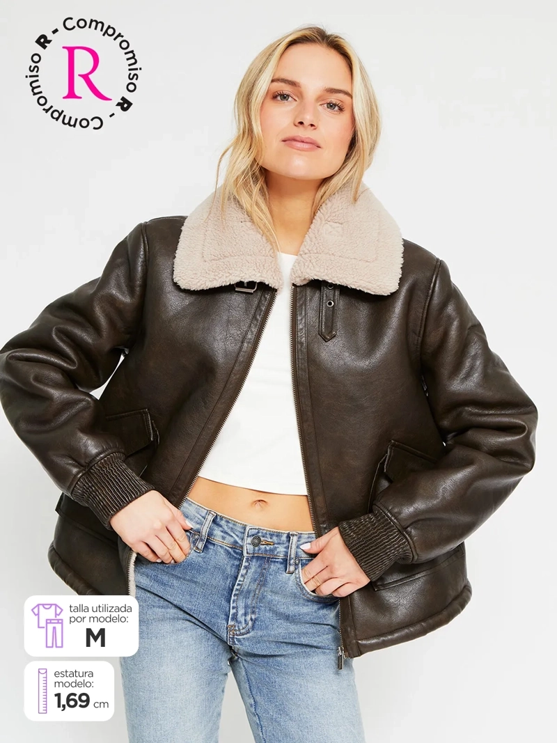 CHAQUETA MUJER PEPE JEANS BONDED - 1