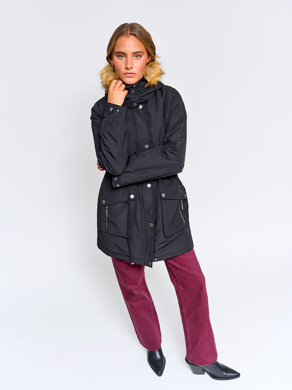 PARKA MUJER BARBADOS CAPUCHA - 4