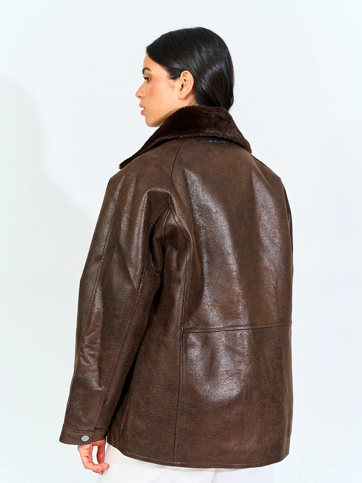 CHAQUETA MUJER BARBADOS EFECTO PIEL - 2