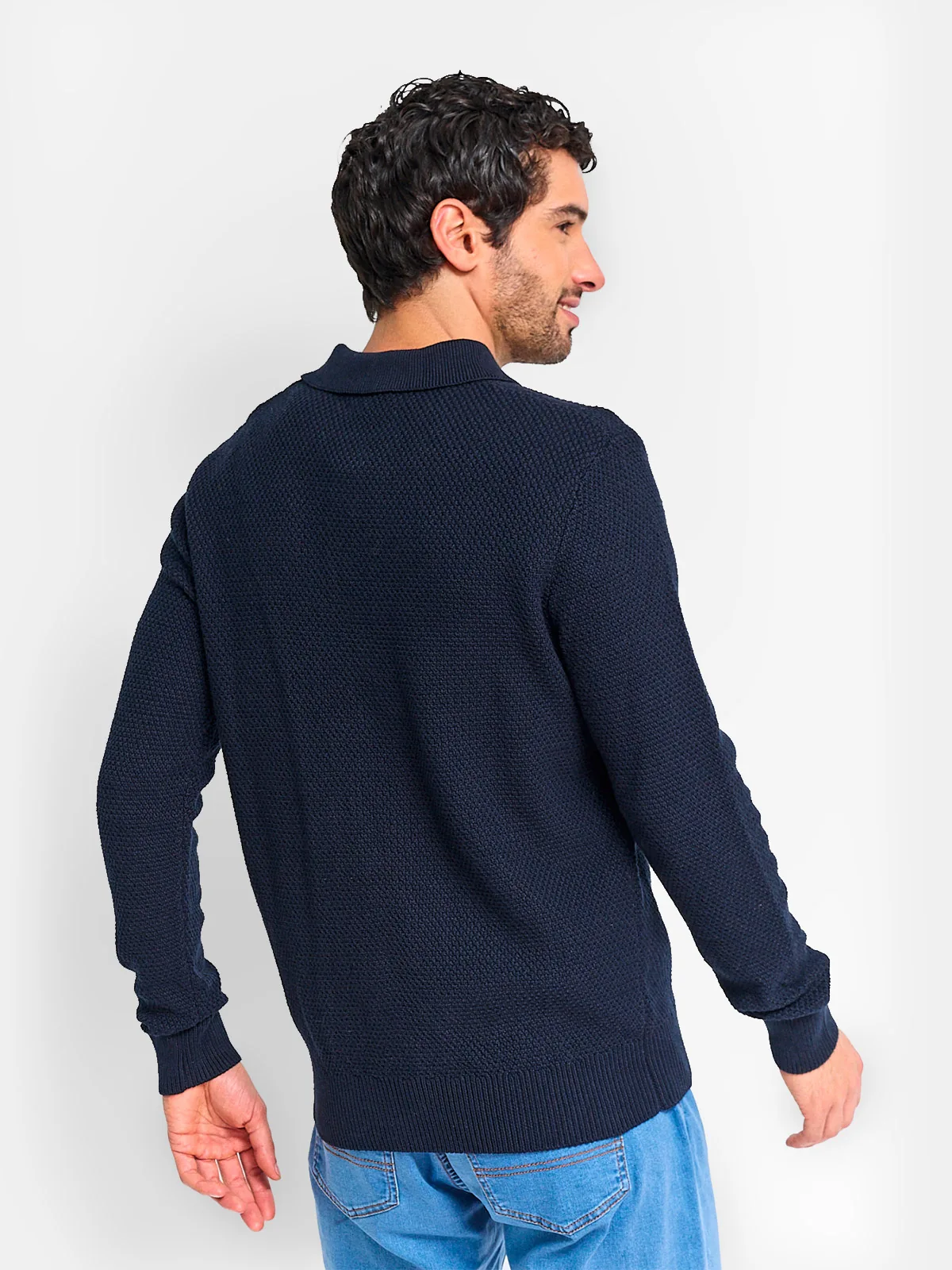 SWEATER HOMBRE REGATTA ALGODÓN CUELLO POLO - 2