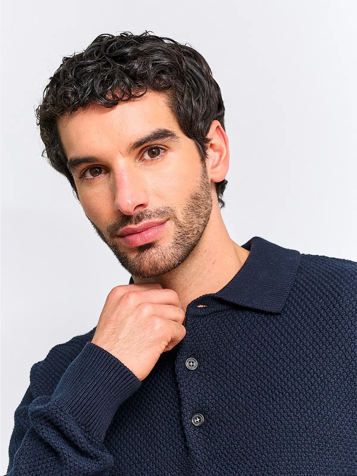 SWEATER HOMBRE REGATTA ALGODÓN CUELLO POLO - 3
