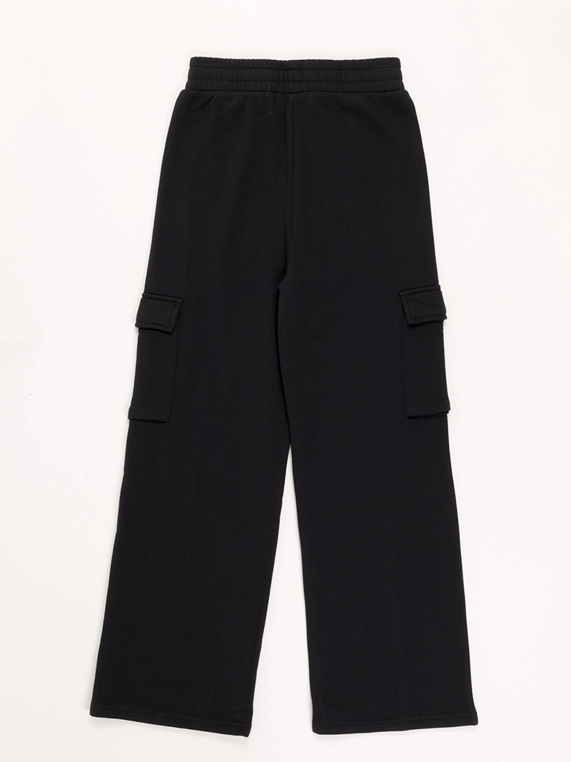 PANTALÓN DE BUZO NIÑA INDEX WIDE CARGO - 2