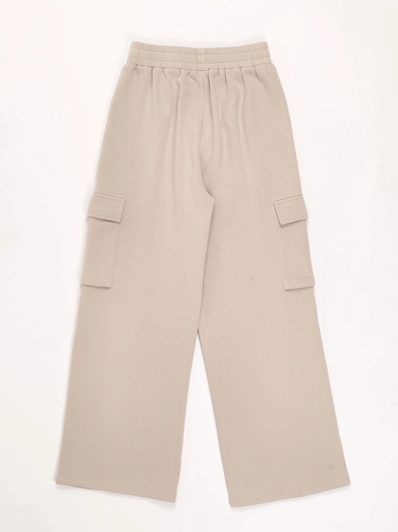 PANTALÓN DE BUZO NIÑA INDEX WIDE CARGO - 2