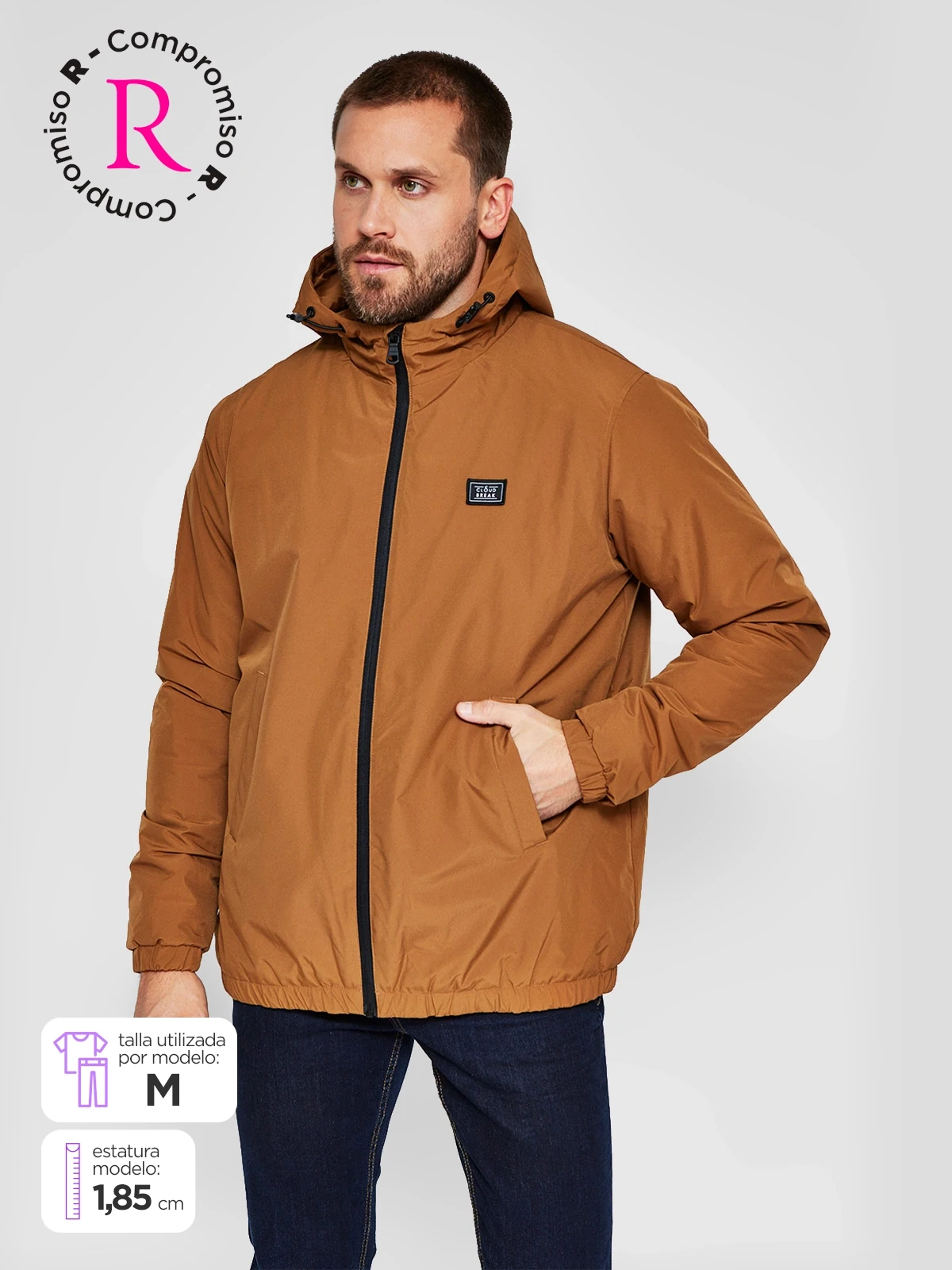 CHAQUETA HOMBRE CLOUDBREAK ALGODÓN HOODIE SHERPA - 1