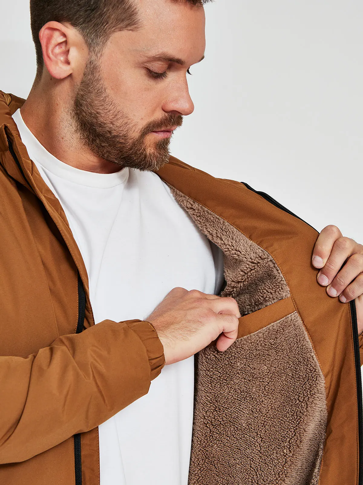 CHAQUETA HOMBRE CLOUDBREAK ALGODÓN HOODIE SHERPA - 3