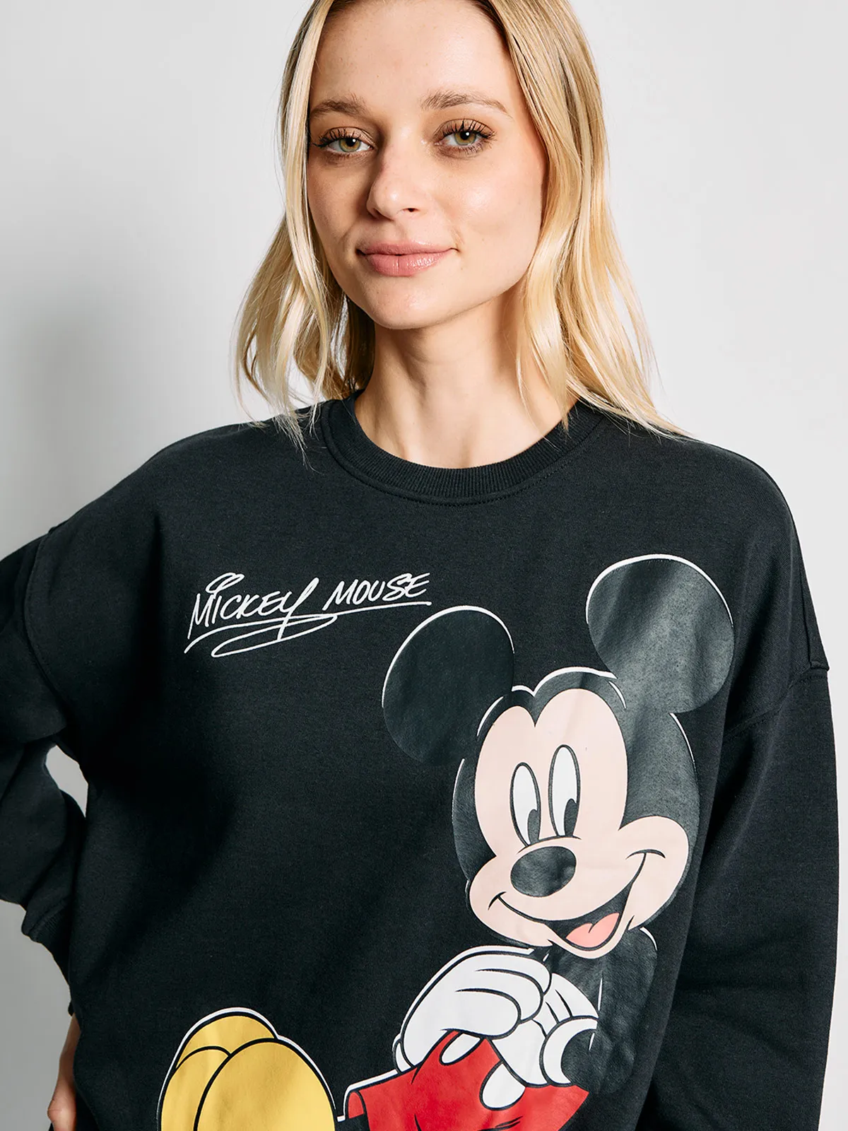 POLERÓN MUJER INDEX ALGODÓN MANGA LARGA MICKEY - 3