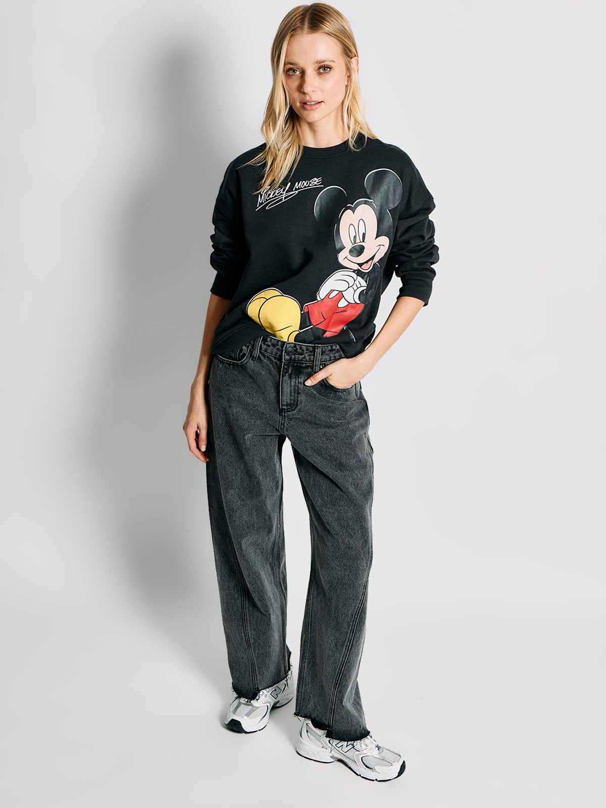 POLERÓN MUJER INDEX ALGODÓN MANGA LARGA MICKEY - 4
