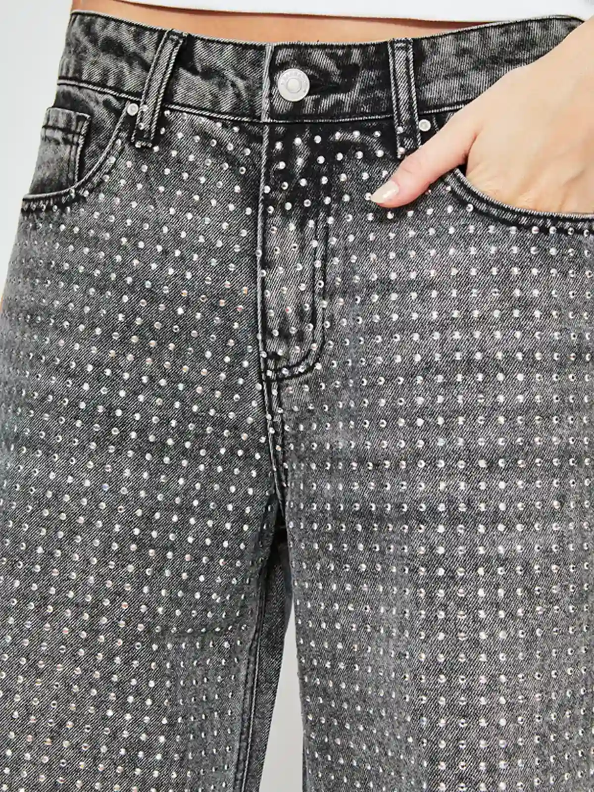 JEANS MUJER BARBADOS ALGODÓN BRILLOS - 4