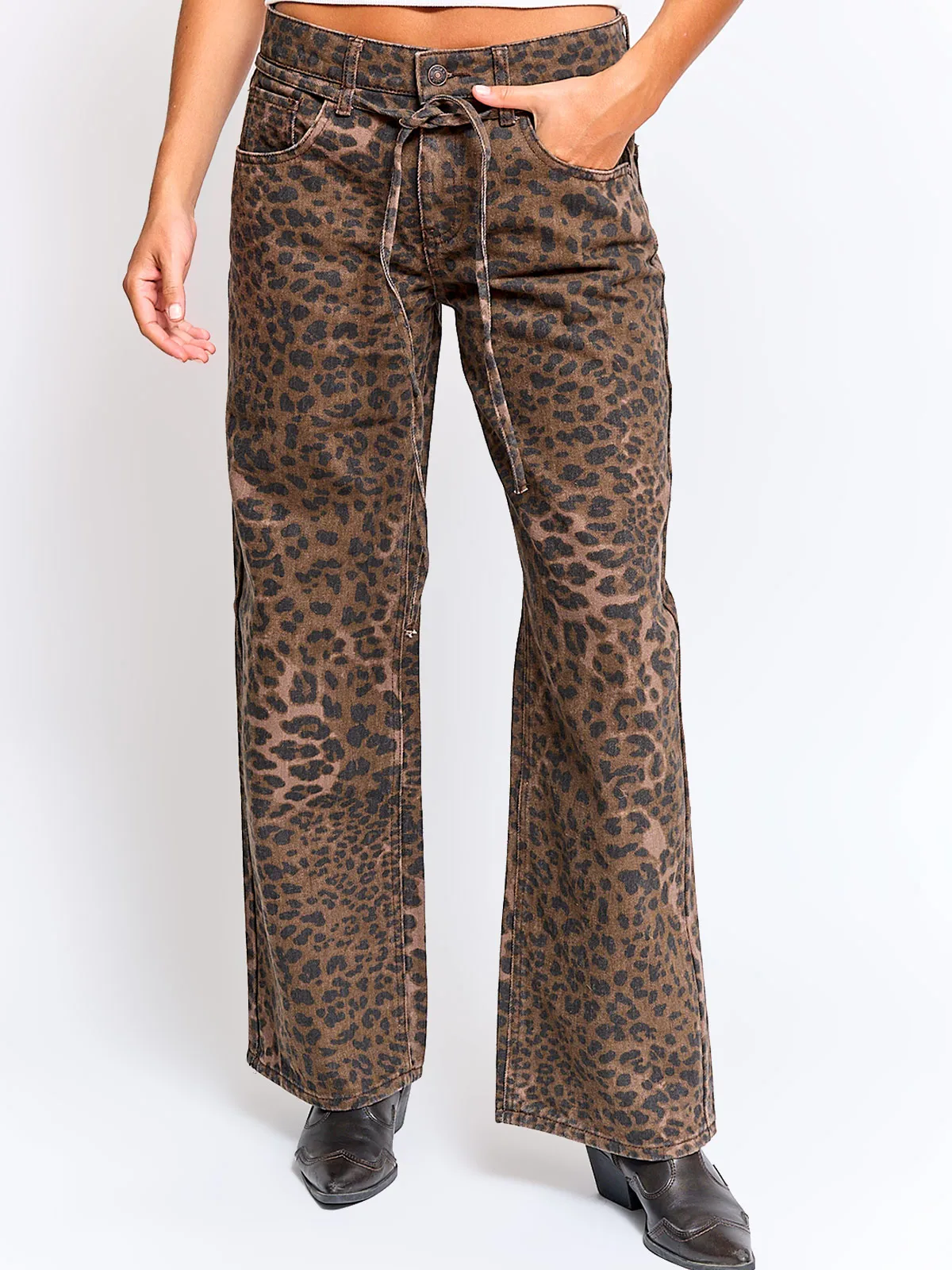 JEANS MUJER INDEX ALGODÓN BAGGY COW LOW - 2