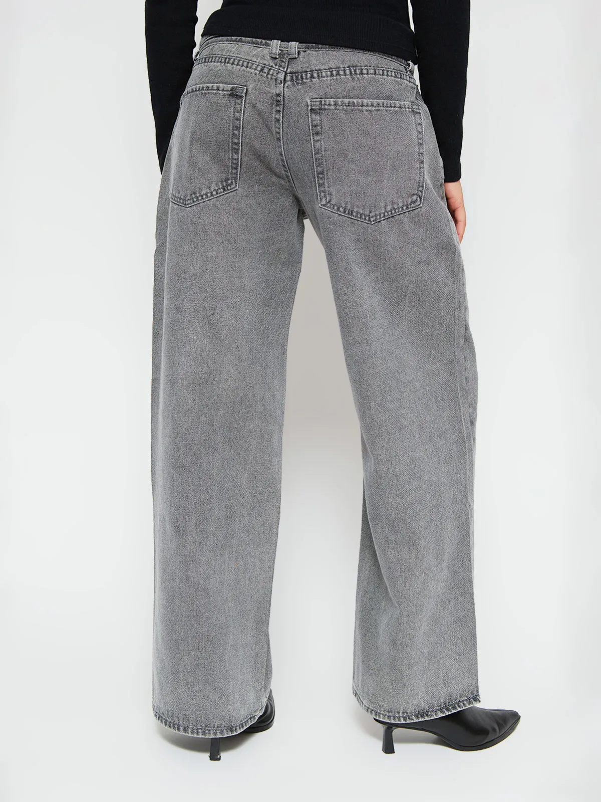 JEANS MUJER INDEX ALGODÓN BAGGY COW LOW - 3