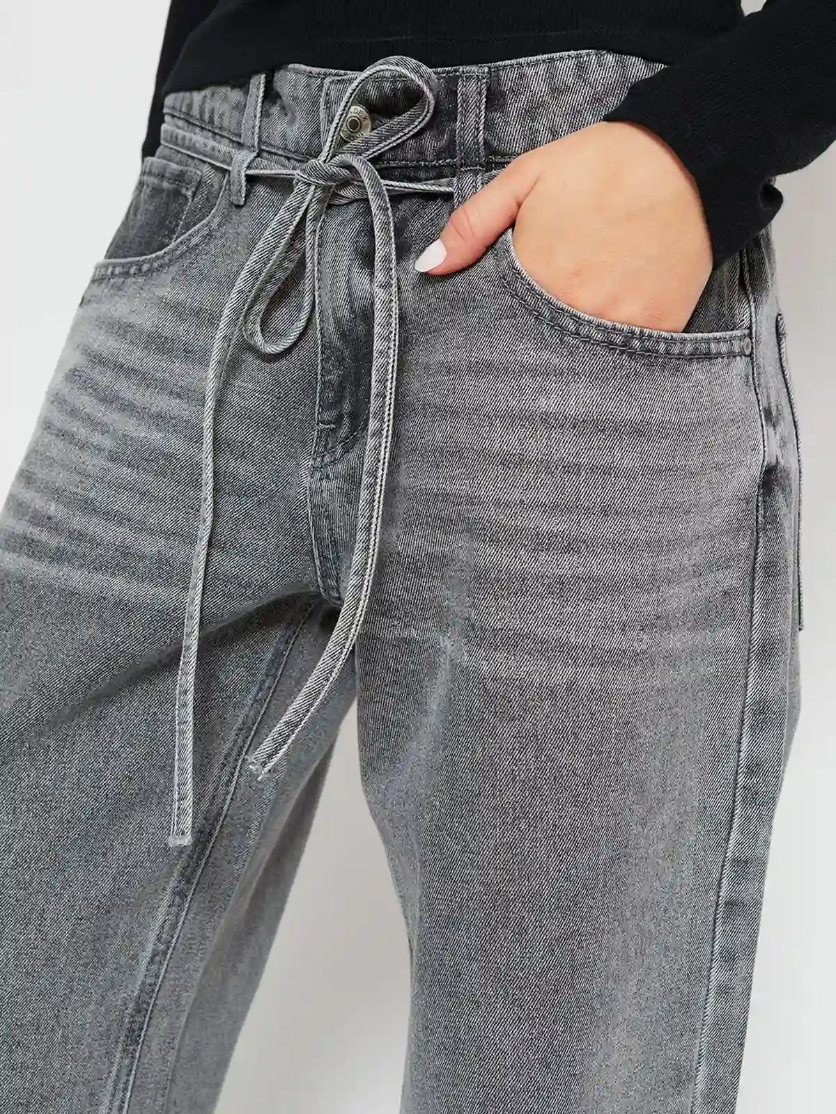JEANS MUJER INDEX ALGODÓN BAGGY COW LOW - 4