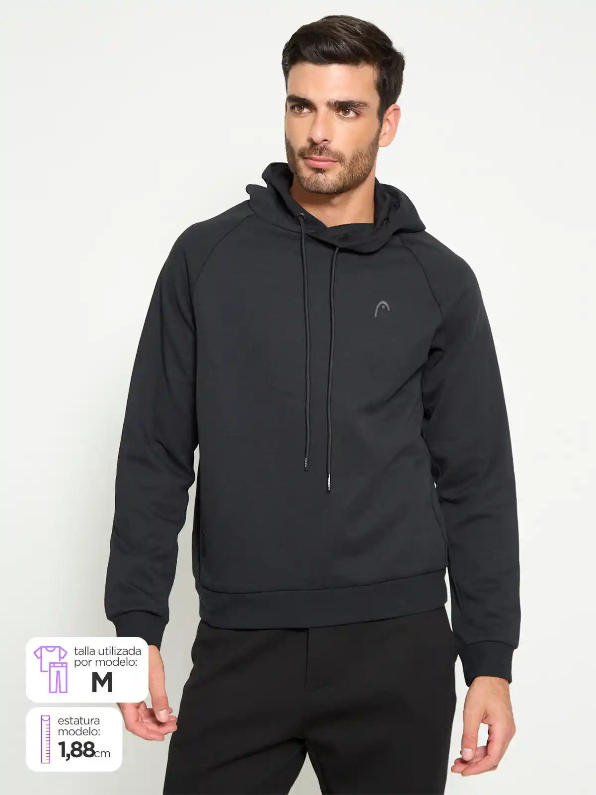 POLERON HOMBRE HEAD CON CAPUCHA - 1