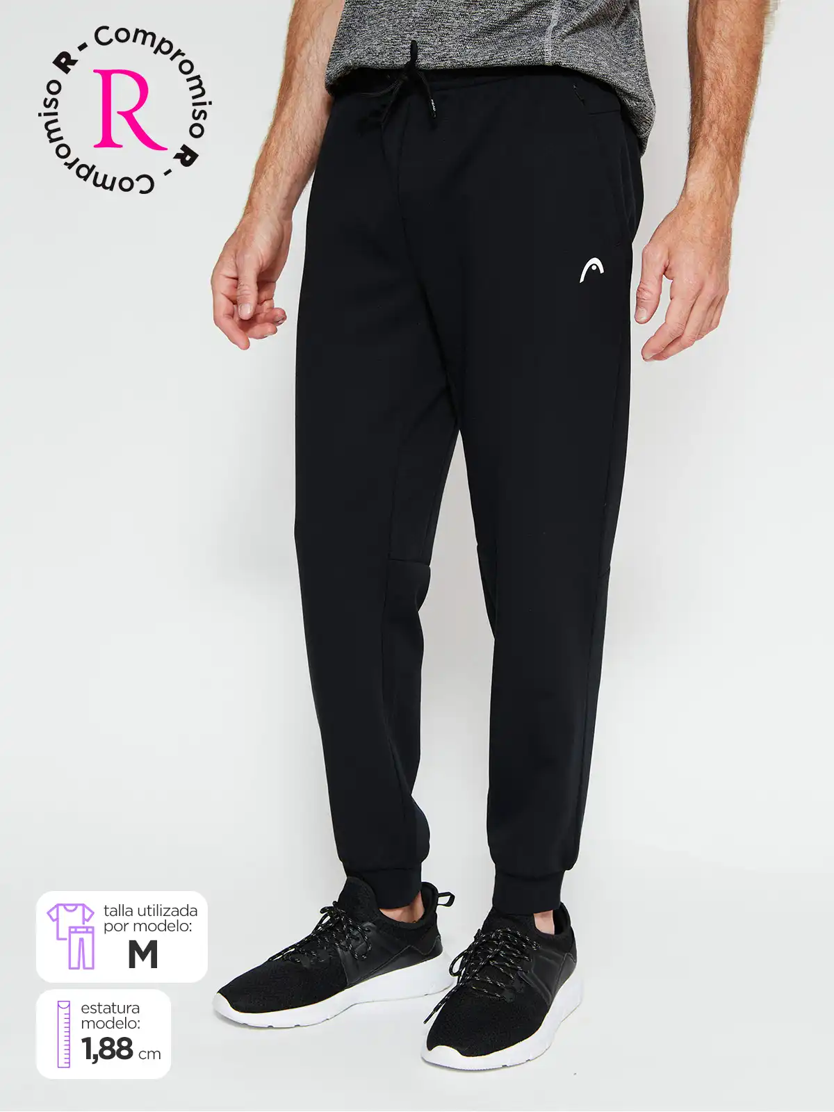 PANTALÓN BUZO HOMBRE HEAD - 1