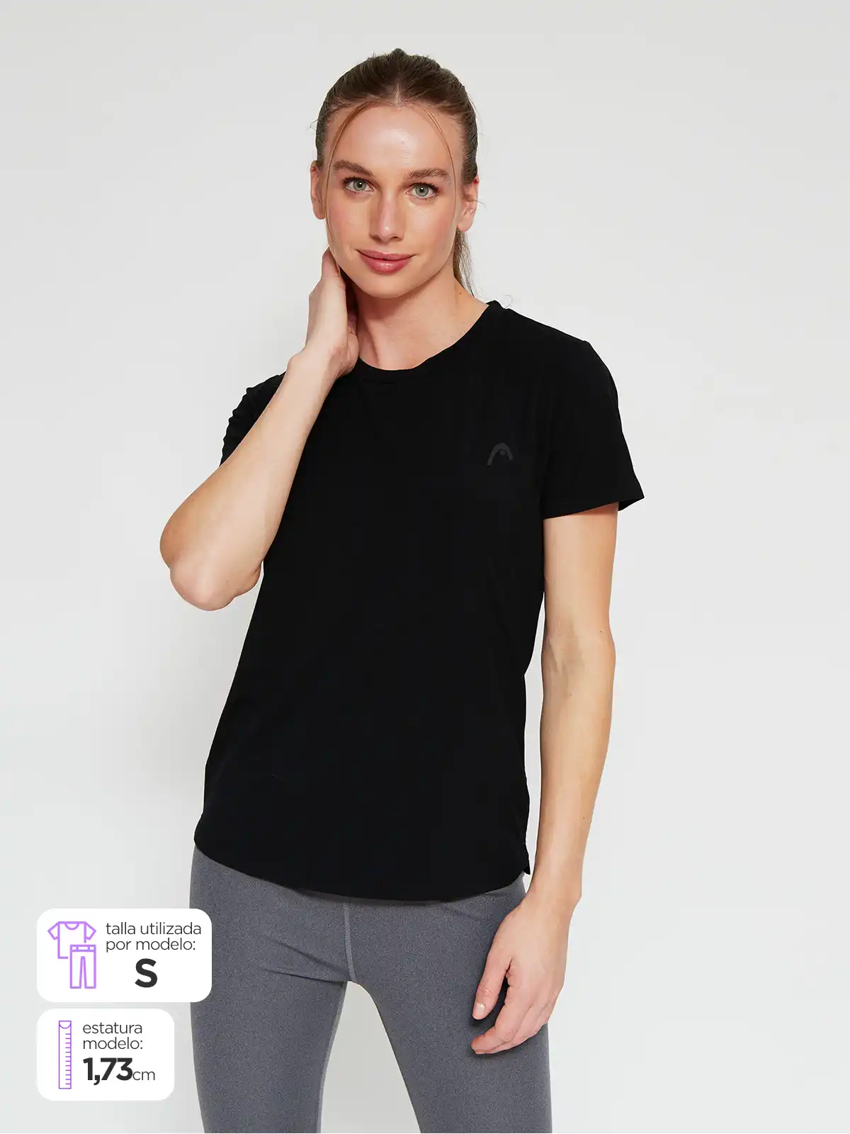 POLERA MUJER HEAD MANGA CORTA - 1