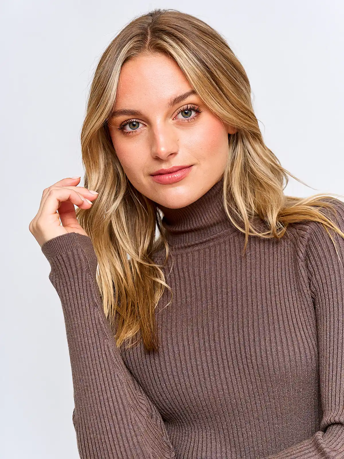 SWEATER MUJER INDEX MANGA LARGA TEJIDO BÁSICO - 3