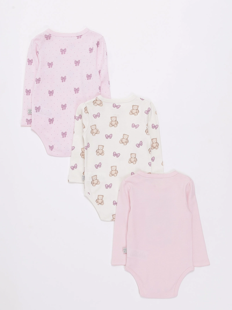 PACK X3 BODYS MANGA LARGA NIÑO BABY HARVEST COLOR - 2