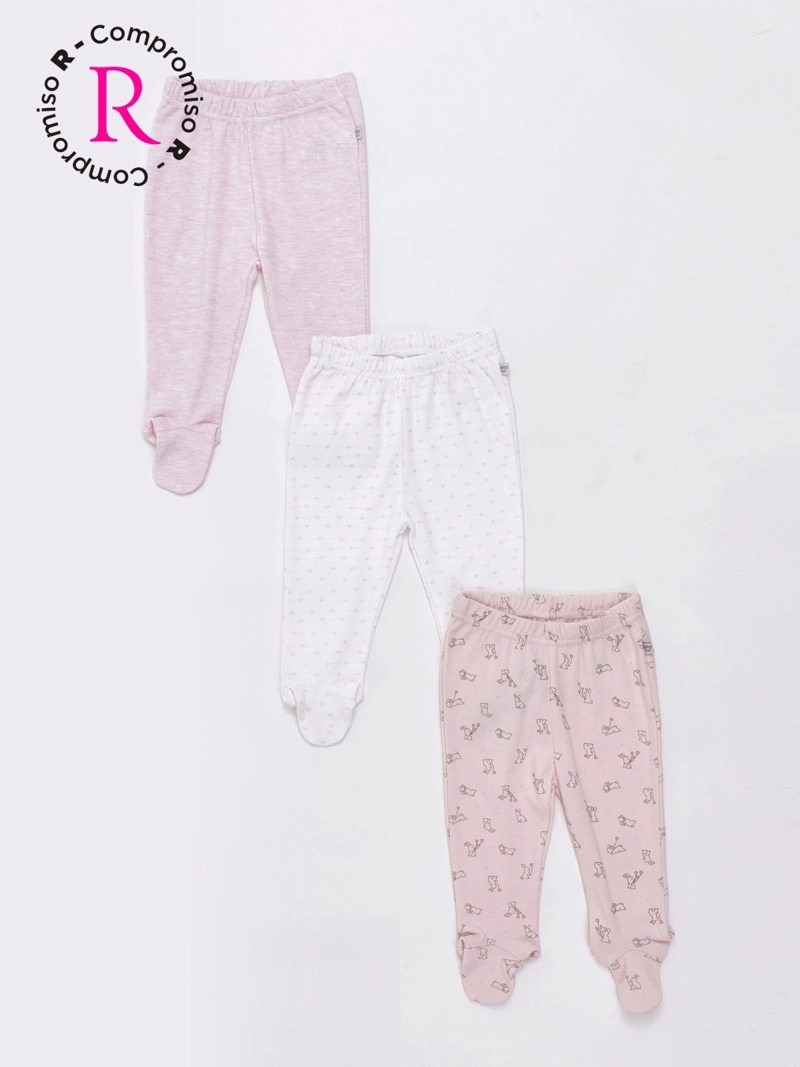 PACK X3 PATITAS NIÑA BABY HARVEST - 1