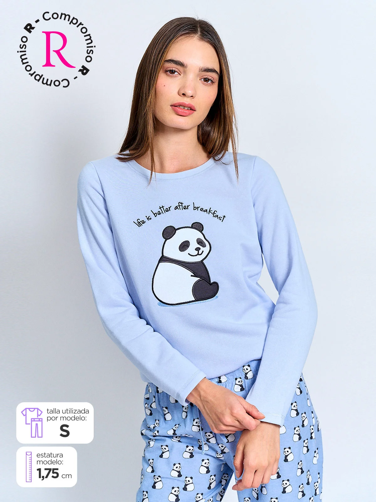 TOP PIJAMA INDEX MANGA LARGA - 1