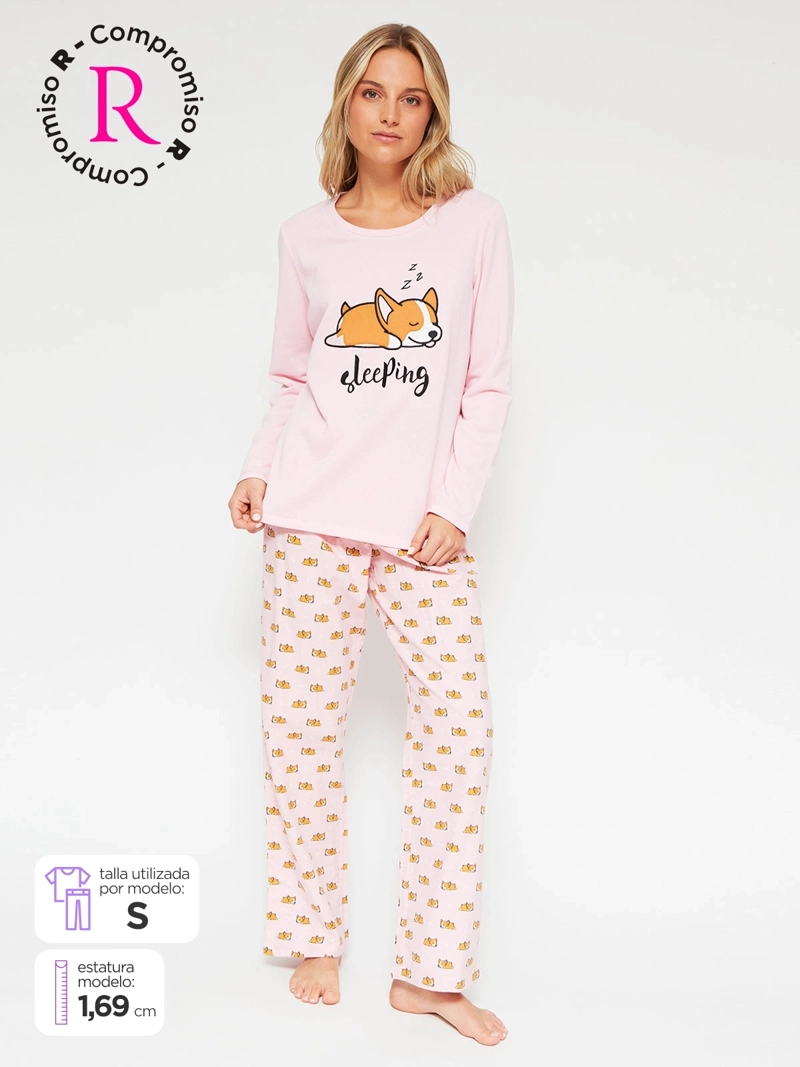 TOP PIJAMA INDEX MANGA LARGA - 1