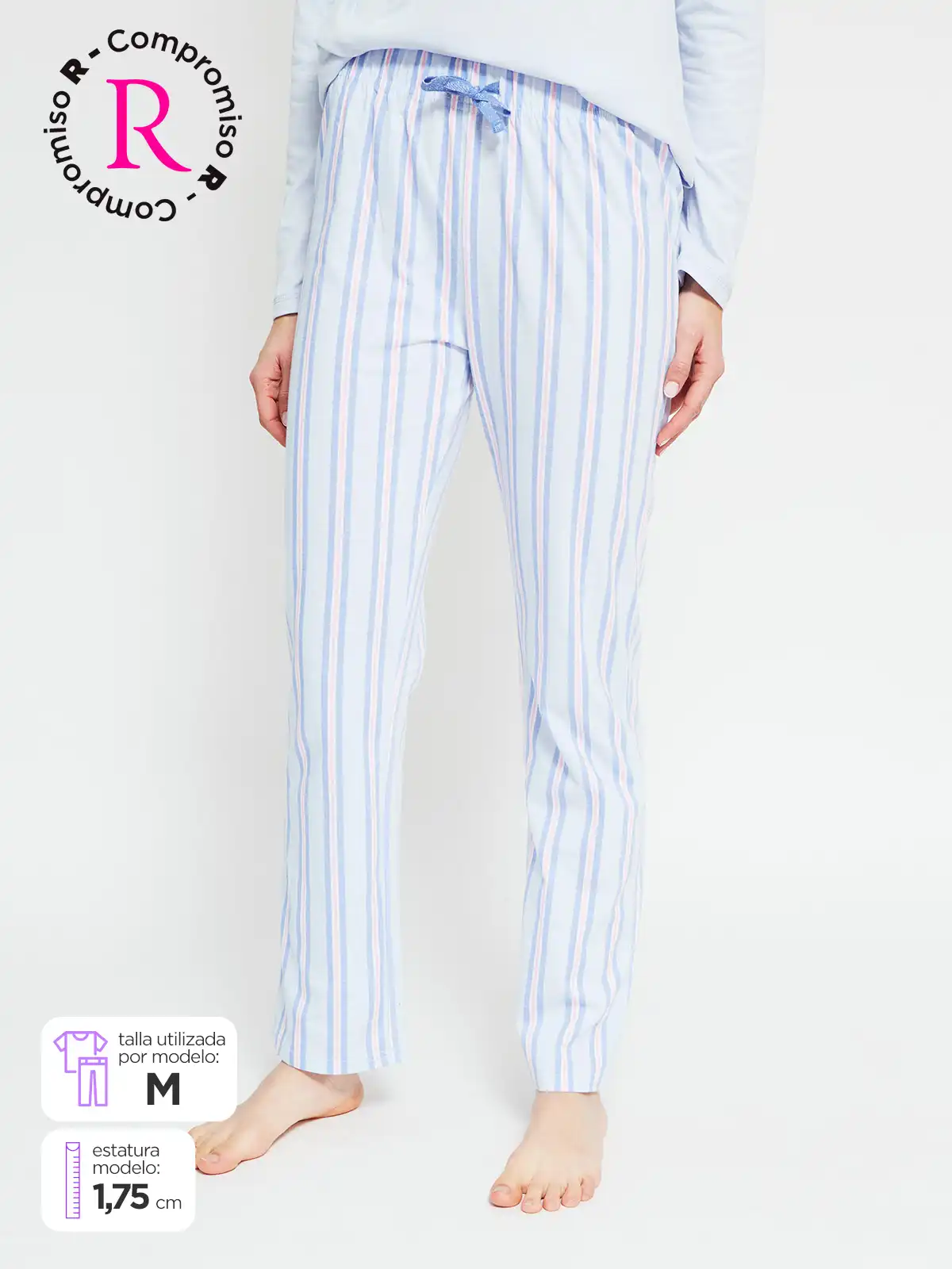 BOTTOM PIJAMA MUJER INDEX LARGO - 1