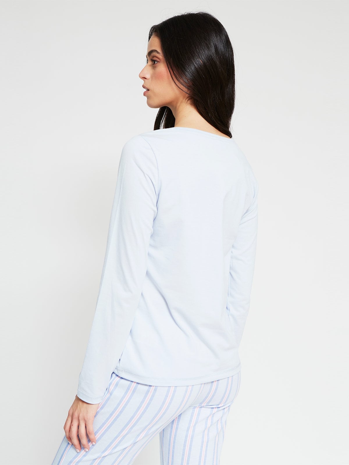 TOP PIJAMA MUJER INDEX MANGA LARGA - 2