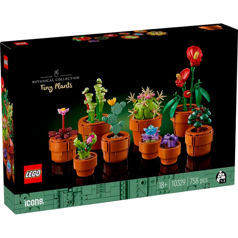 BLOQUE CONSTRUCCIÓN LEGO 10329 PLANTAS DIMINUTAS - 1