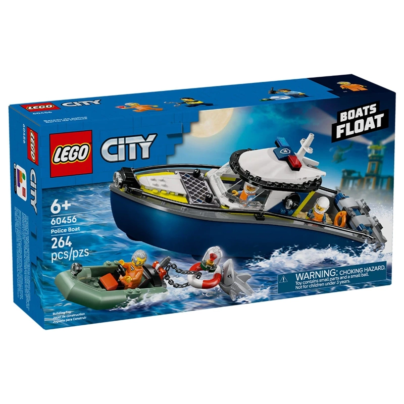 BLOQUES DE CONSTRUCCIÓN LEGO 60456 PERSECUCIÓN BARCO DE POLICÍA  - 3