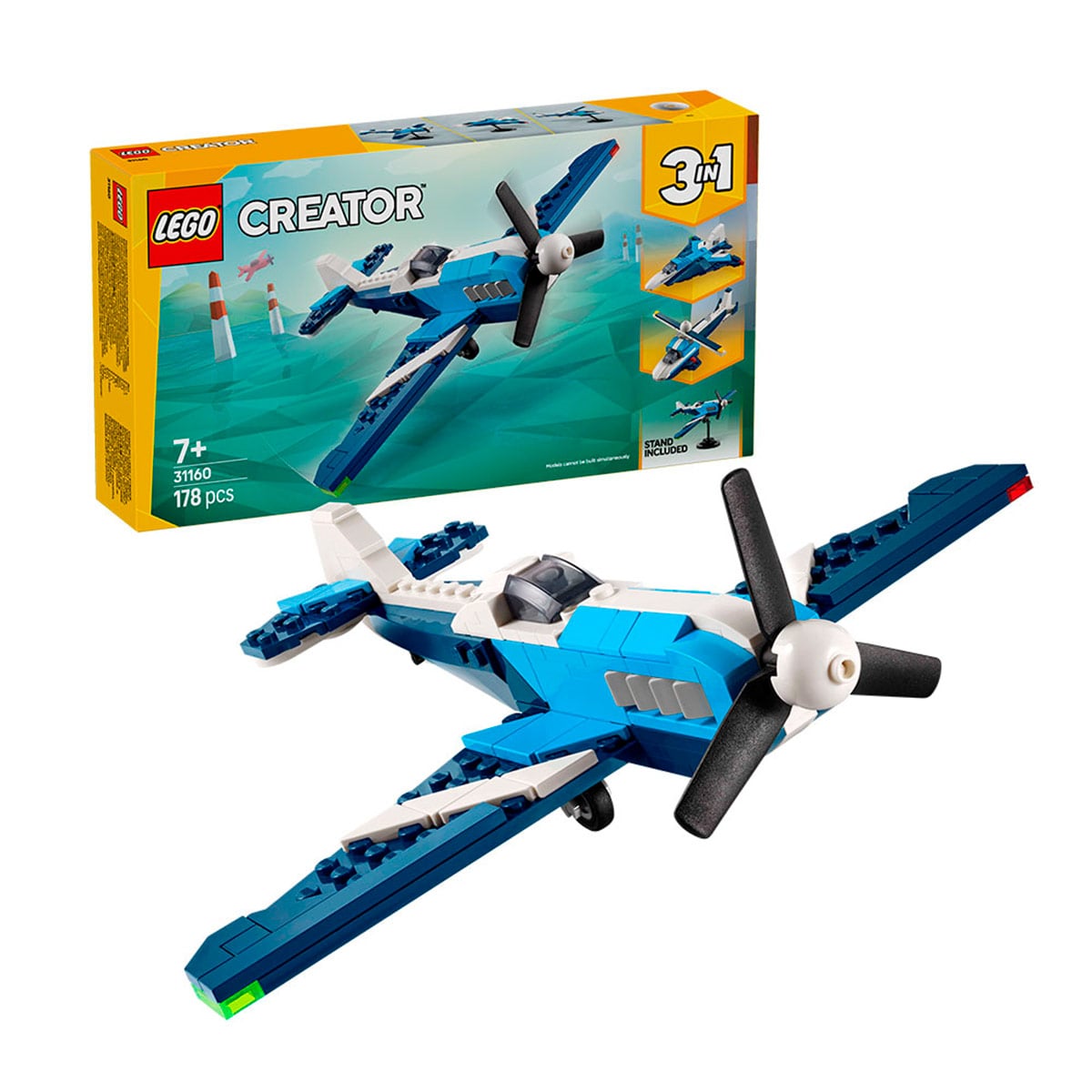 BLOQUES DE CONSTRUCCIÓN LEGO 31160 AVIÓN CARRERAS - 2