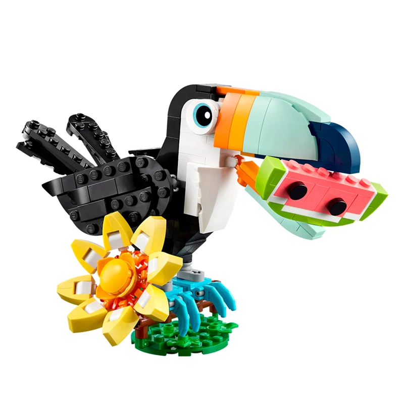 BLOQUES DE CONSTRUCCIÓN LEGO 31173 FAUNA SALVAJE: TUCÁN TROPICAL - 1