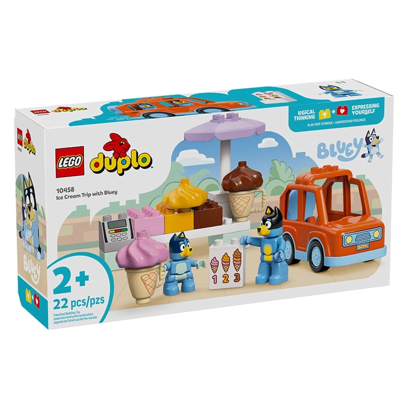 BLOQUE CONSTRUCCIÓN LEGO 10458 HELADERIA BLUEY - 1