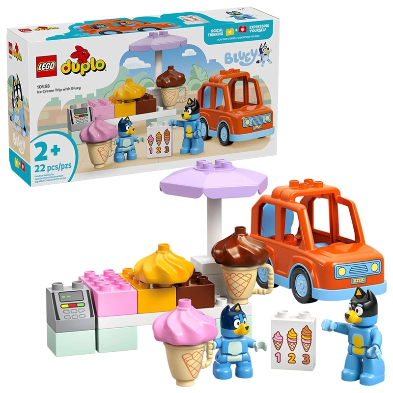 BLOQUE CONSTRUCCIÓN LEGO 10458 HELADERIA BLUEY - 2