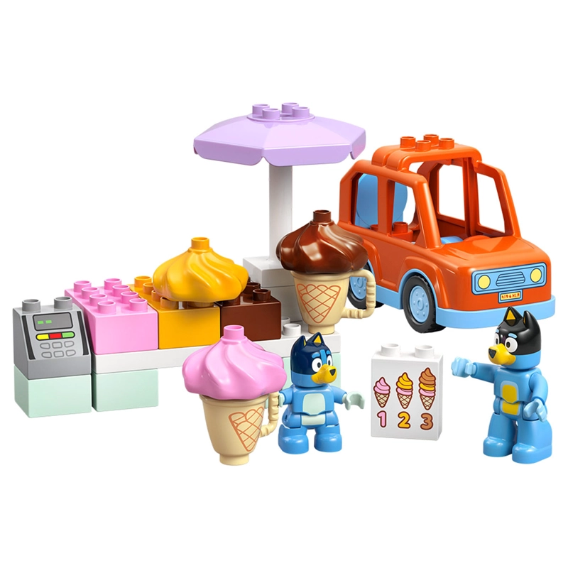 BLOQUE CONSTRUCCIÓN LEGO 10458 HELADERIA BLUEY - 3