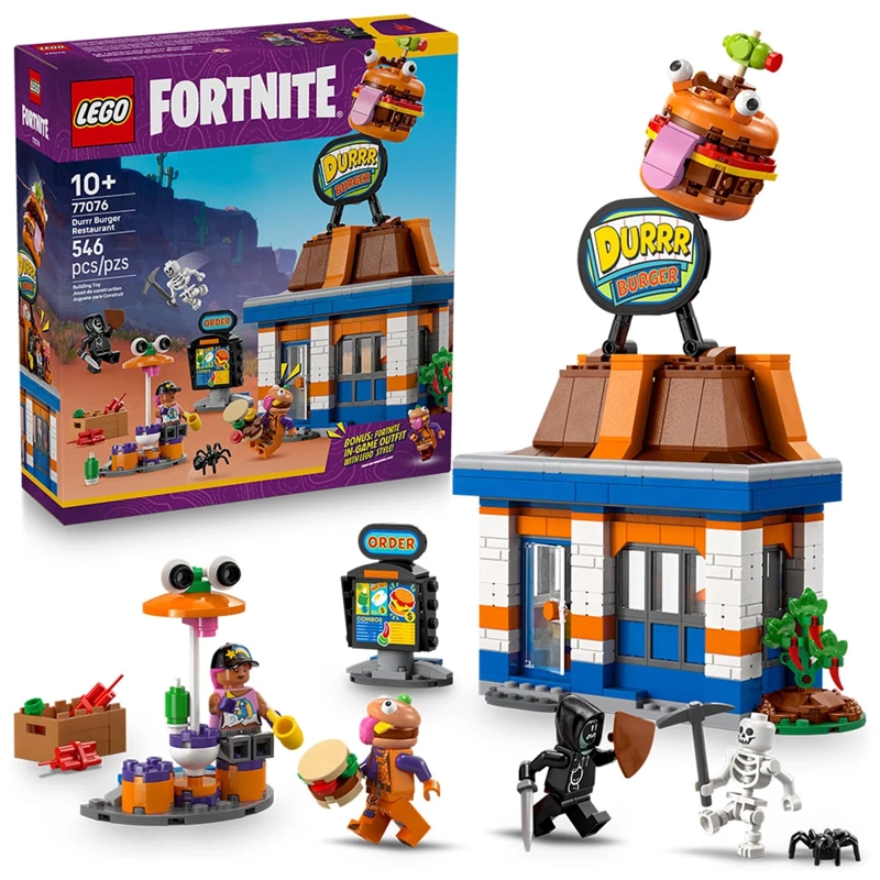 BLOQUE CONSTRUCCIÓN LEGO 77076 REST DURRR BURGER - 2