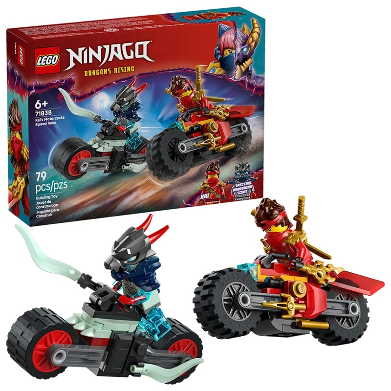 BLOQUES CONSTRUCCIÓN LEGO 71838 CAR RELAM MOTO KAI - 1