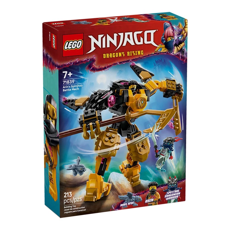 BLOQUES CONSTRUCCIÓN LEGO 71839 MECA SPINJIT ARIN - 3